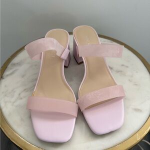 Nine West Light Pink Heeled Sandals